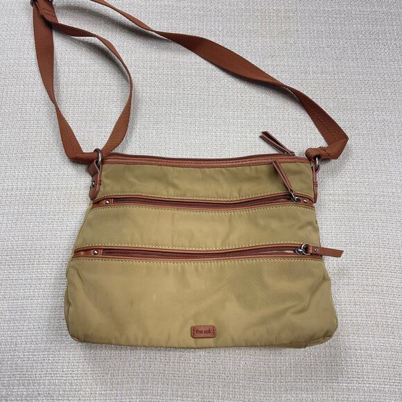 The Sak Crossbody Tan‎ Brown Purse - Picture 1 of 8